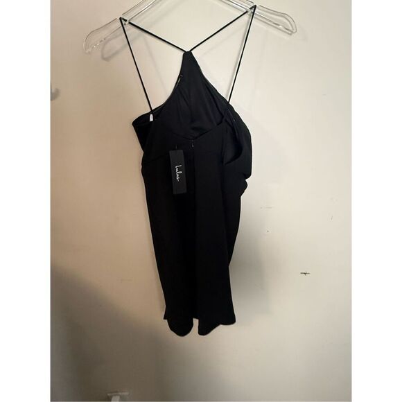 LULU’S SHOW YOU OFF ONE-SHOULDER BODYCON MINI DRESS COCKTAIL CLUBWEAR PARTY NWT - Picture 3 of 5